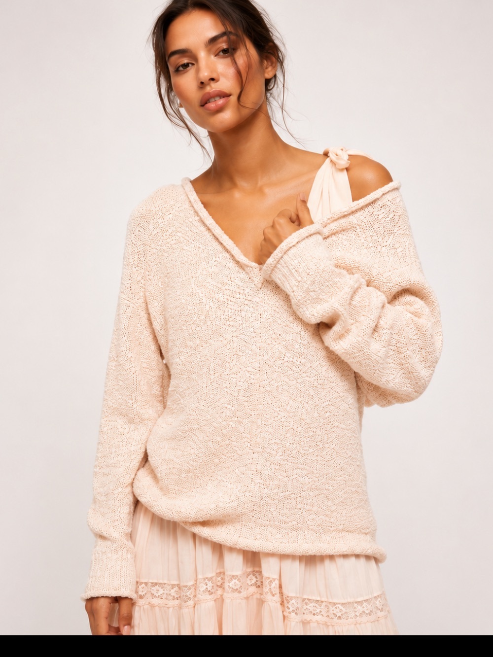 FREE PEOPLE Bright Lights Chamoix Slouchy Sweater